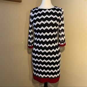 Black and White Lace Dress